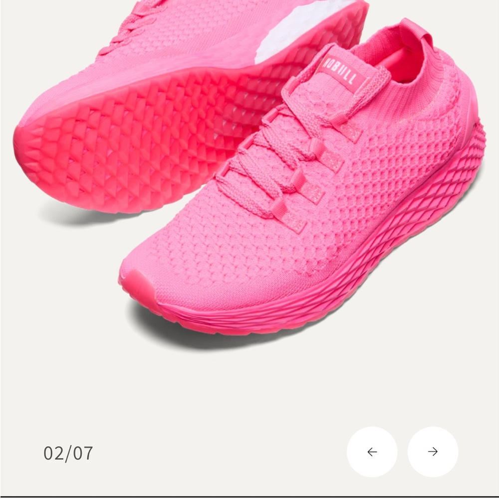 NEW- NoBull Pink Allday Knit Ripstop Running Shoes- Women's 8.5 - Picture 3 of 12